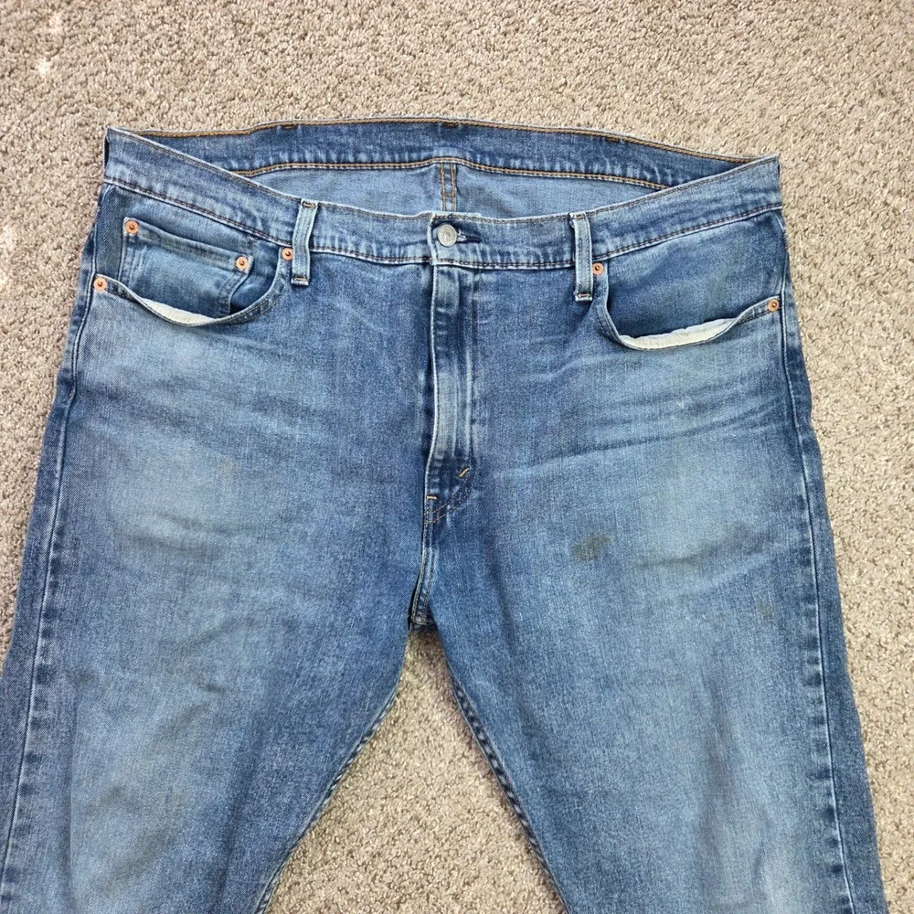 Levis 512 Slim Taper Jeans Mens 40x30 Medium Wash Blue Denim‎ Pants